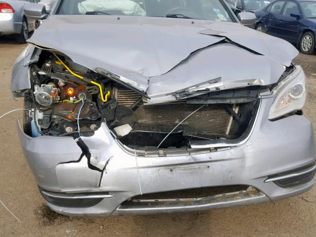 1C3CCBAB6DN734137 - 2013 CHRYSLER 200 LX SILVER photo 9