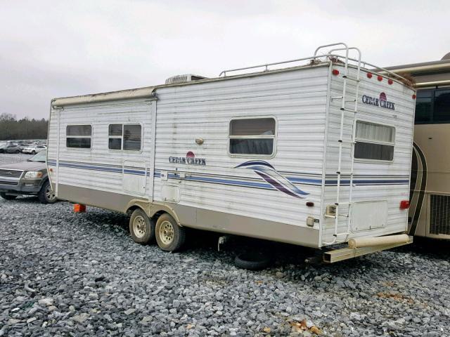 4X4TCRC282P184856 - 2002 WILDWOOD CEDARCREEK TWO TONE photo 3