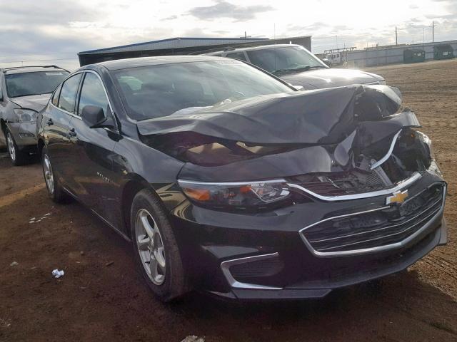 1G1ZB5STXGF224298 - 2016 CHEVROLET MALIBU LS BLACK photo 1