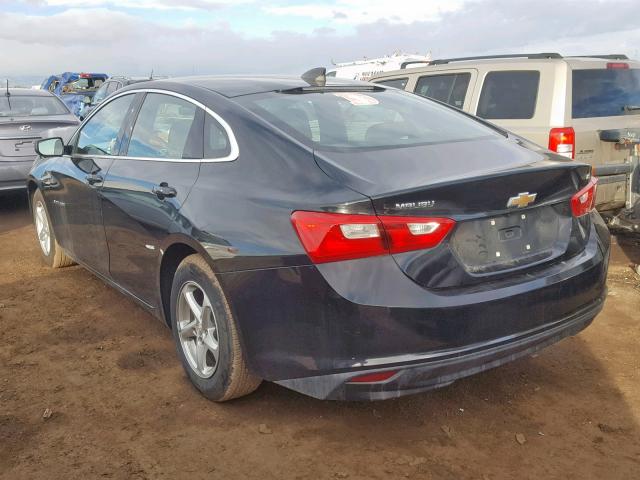 1G1ZB5STXGF224298 - 2016 CHEVROLET MALIBU LS BLACK photo 3