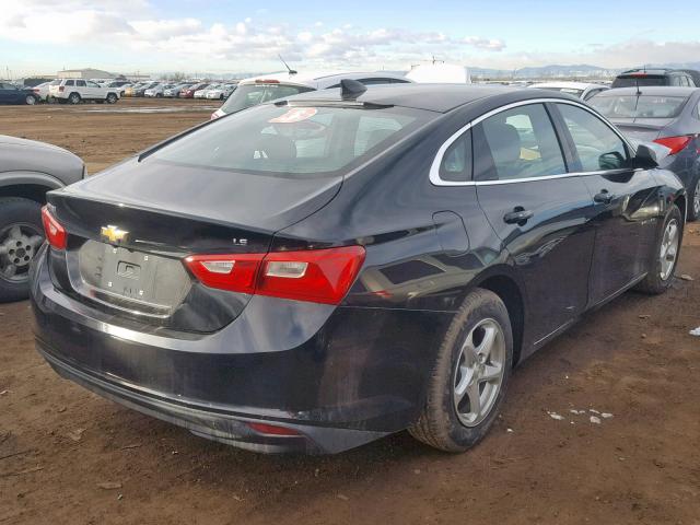 1G1ZB5STXGF224298 - 2016 CHEVROLET MALIBU LS BLACK photo 4