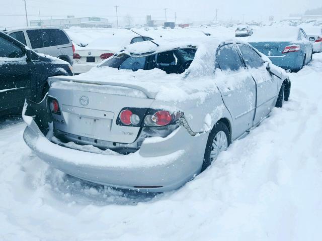 1YVHP81D485M39144 - 2008 MAZDA 6 S GRAY photo 4