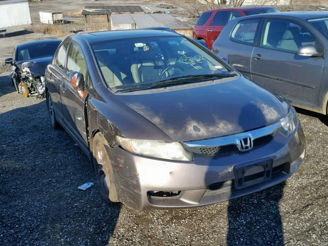 2HGFA1F99AH511398 - 2010 HONDA CIVIC EXL GRAY photo 1