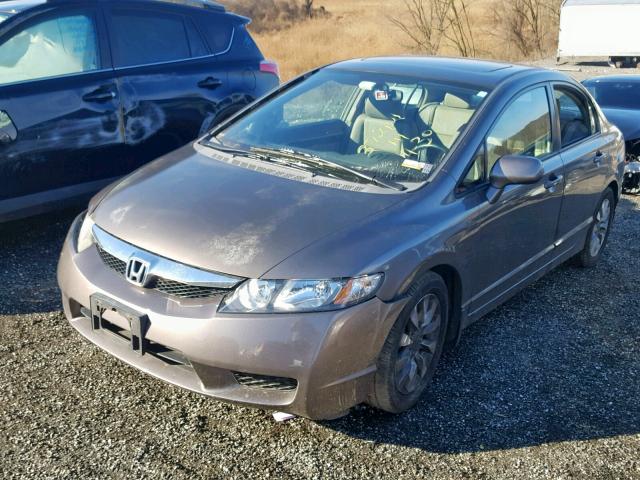 2HGFA1F99AH511398 - 2010 HONDA CIVIC EXL GRAY photo 2