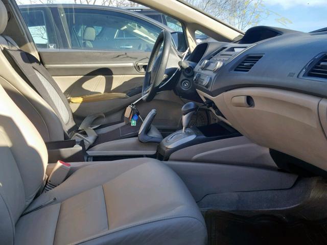 2HGFA1F99AH511398 - 2010 HONDA CIVIC EXL GRAY photo 5