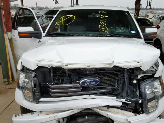 1FTFW1CF2CKE31012 - 2012 FORD F150 SUPER WHITE photo 7