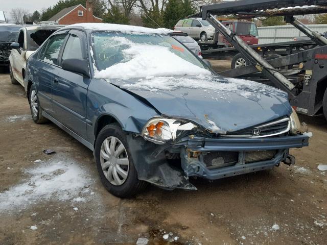 2HGEJ6527WH577226 - 1998 HONDA CIVIC DX BLUE photo 1