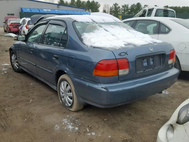 2HGEJ6527WH577226 - 1998 HONDA CIVIC DX BLUE photo 3