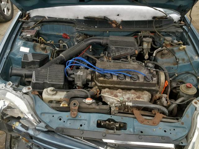 2HGEJ6527WH577226 - 1998 HONDA CIVIC DX BLUE photo 7