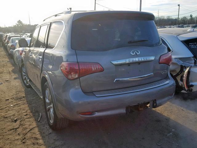 JN8AZ2NE7C9020809 - 2012 INFINITI QX56 GRAY photo 3