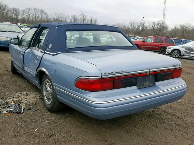 2MELM74WXVX736377 - 1997 MERCURY GRAND MARQ BLUE photo 3