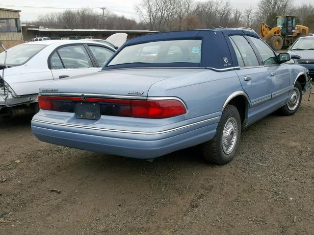 2MELM74WXVX736377 - 1997 MERCURY GRAND MARQ BLUE photo 4