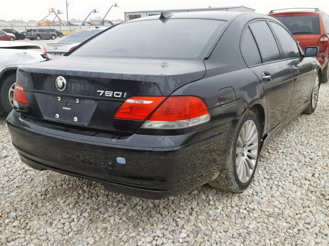 WBAHL83556DT03659 - 2006 BMW 750 I BLACK photo 4