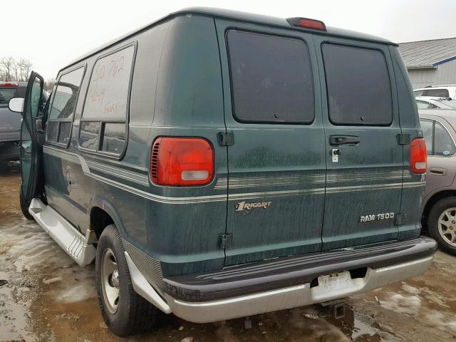 2B6HB11Y51K504619 - 2001 DODGE RAM VAN B1 GREEN photo 3