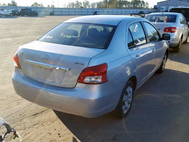 JTDBT903871083406 - 2007 TOYOTA YARIS ვერცხლისფერი ფოტო 4