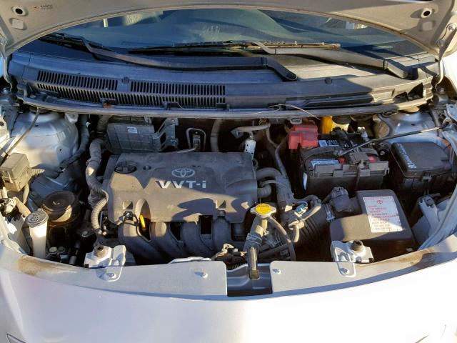 JTDBT903871083406 - 2007 TOYOTA YARIS ვერცხლისფერი ფოტო 7