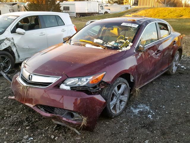 19VDE1F57FE007371 - 2015 ACURA ILX 20 PRE BURGUNDY photo 2