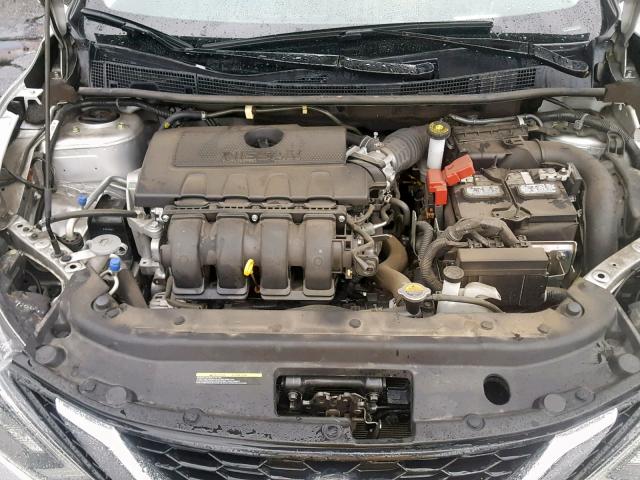 3N1AB7AP9HY302894 - 2017 NISSAN SENTRA S 银色 照片 7