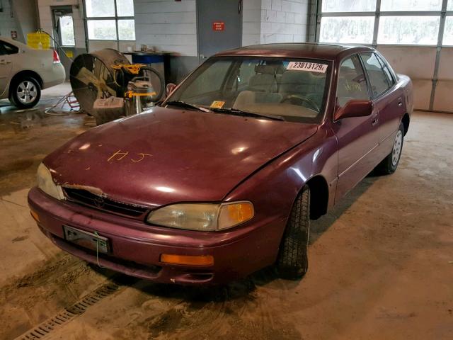 4T1BG12K7TU828886 - 1996 TOYOTA CAMRY DX MAROON photo 2