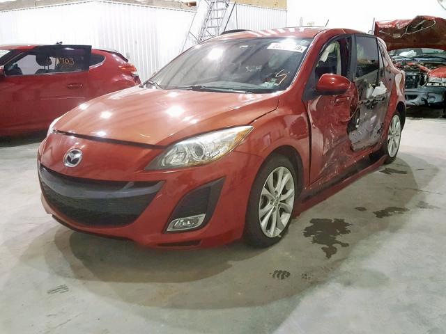 JM1BL1M5XB1452921 - 2011 MAZDA 3 S RED photo 2