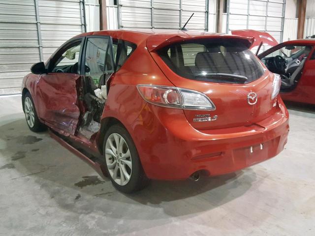 JM1BL1M5XB1452921 - 2011 MAZDA 3 S RED photo 3