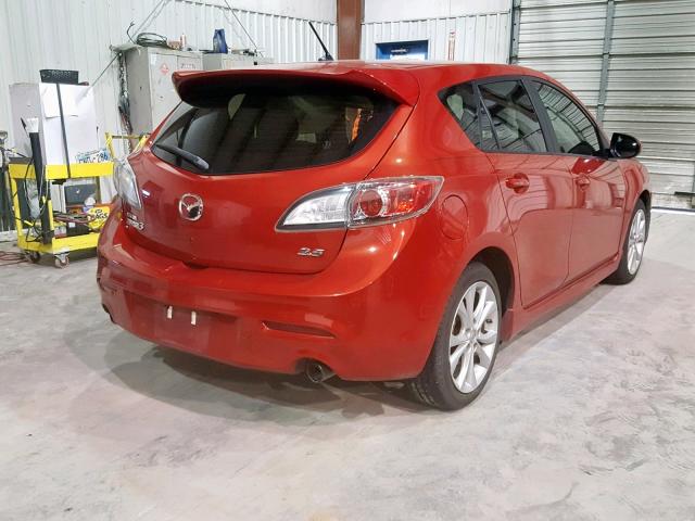 JM1BL1M5XB1452921 - 2011 MAZDA 3 S RED photo 4