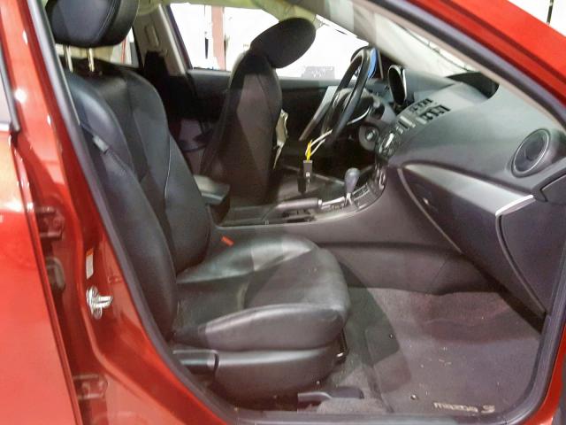 JM1BL1M5XB1452921 - 2011 MAZDA 3 S RED photo 5