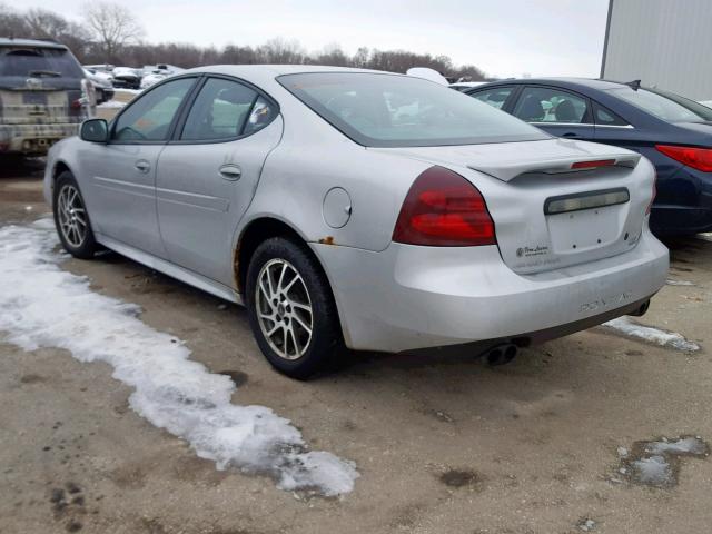 2G2WR544041160789 - 2004 PONTIAC GRAND PRIX SILVER photo 3