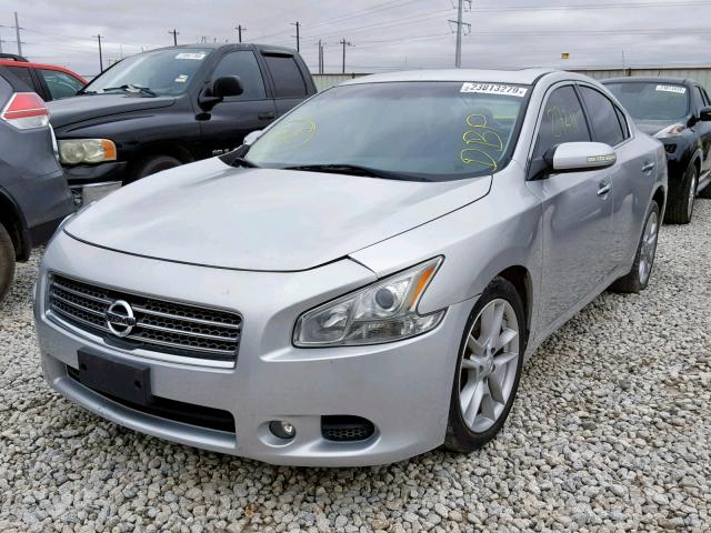 1N4AA5AP4BC801676 - 2011 NISSAN MAXIMA S SILVER photo 2