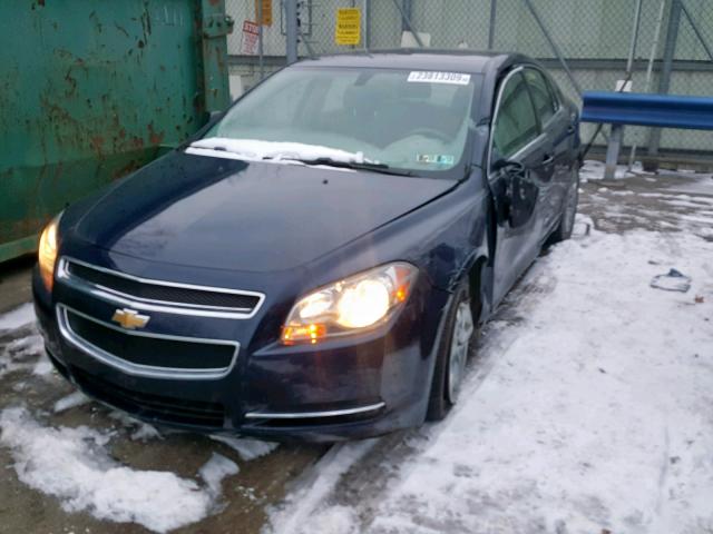 1G1ZG57B39F119767 - 2009 CHEVROLET MALIBU LS BLUE photo 2