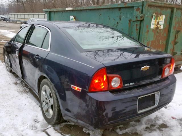 1G1ZG57B39F119767 - 2009 CHEVROLET MALIBU LS BLUE photo 3