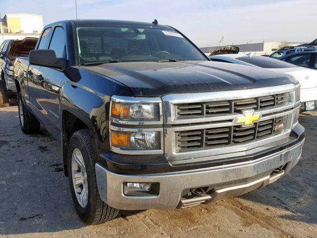 1GCVKREH6EZ114445 - 2014 CHEVROLET SILVERADO BLACK photo 1