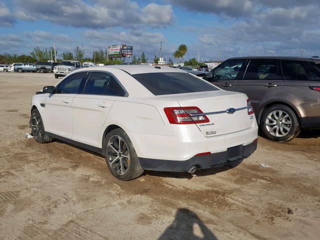 1FAHP2E82FG183738 - 2015 FORD TAURUS SEL WHITE photo 3