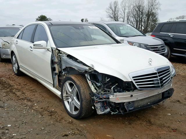 WDDNG9EB9CA470516 - 2012 MERCEDES-BENZ S 550 4MAT WHITE photo 1