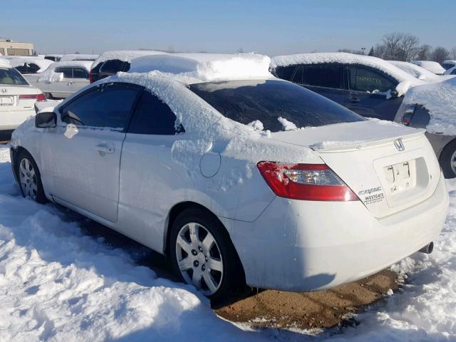 2HGFG1B62AH510426 - 2010 HONDA CIVIC LX თეთრი ფოტო 3