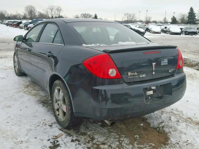 1G2ZH57N484246637 - 2008 PONTIAC G6 GT BLACK photo 3