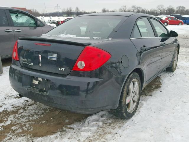 1G2ZH57N484246637 - 2008 PONTIAC G6 GT BLACK photo 4