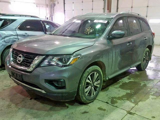 5N1DR2MM1JC615040 - 2018 NISSAN PATHFINDER GRAY photo 2