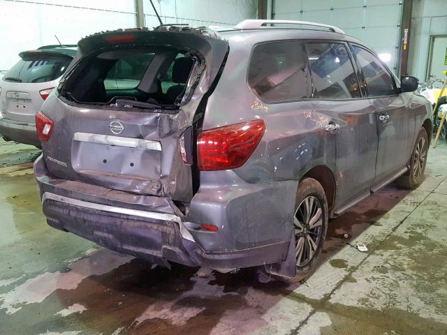 5N1DR2MM1JC615040 - 2018 NISSAN PATHFINDER GRAY photo 4