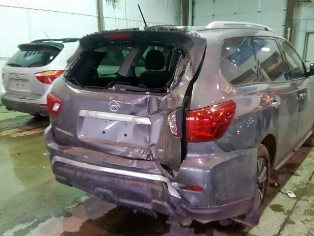 5N1DR2MM1JC615040 - 2018 NISSAN PATHFINDER GRAY photo 9