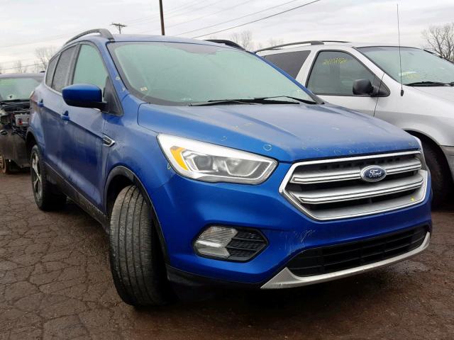 1FMCU0GD0HUA37737 - 2017 FORD ESCAPE SE BLUE photo 1