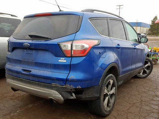 1FMCU0GD0HUA37737 - 2017 FORD ESCAPE SE BLUE photo 4