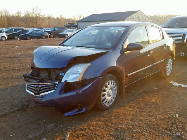 3N1AB6APXBL725126 - 2011 NISSAN SENTRA 2.0 BLUE photo 2