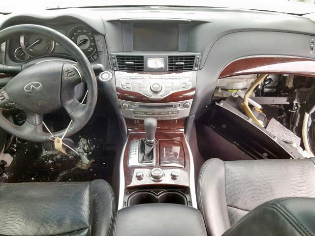 JN1BY1ARXCM393672 - 2012 INFINITI M37 X BLACK photo 9