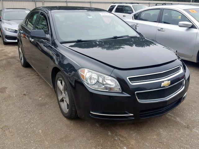 1G1ZC5E00CF173077 - 2012 CHEVROLET MALIBU 1LT BLACK photo 1