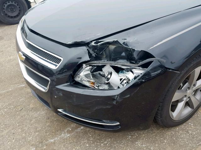 1G1ZC5E00CF173077 - 2012 CHEVROLET MALIBU 1LT BLACK photo 10