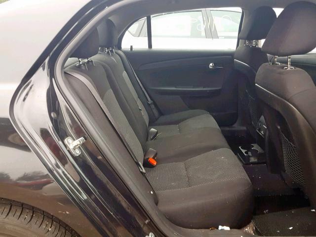 1G1ZC5E00CF173077 - 2012 CHEVROLET MALIBU 1LT BLACK photo 6