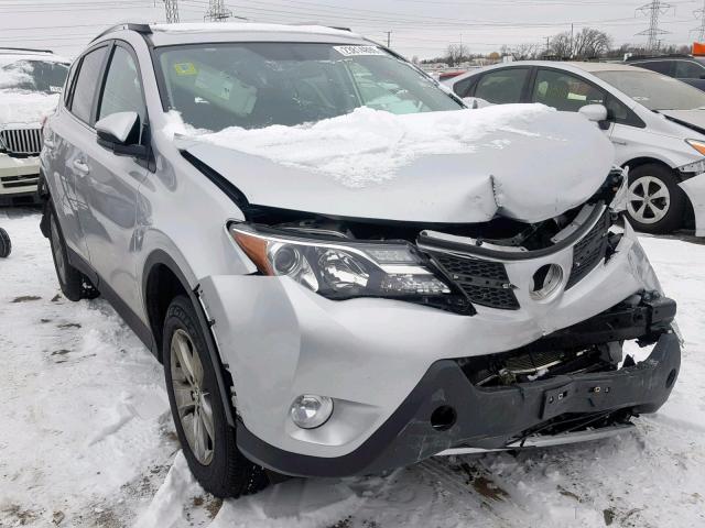 2T3RFREV4FW369768 - 2015 TOYOTA RAV4 XLE GRAY photo 1