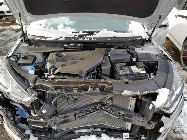 5NPE34AF1JH719964 - 2018 HYUNDAI SONATA SPO SILVER photo 7