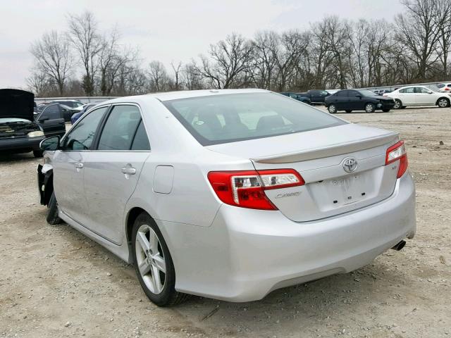 4T1BF1FK2DU688311 - 2013 TOYOTA CAMRY L SILVER photo 3